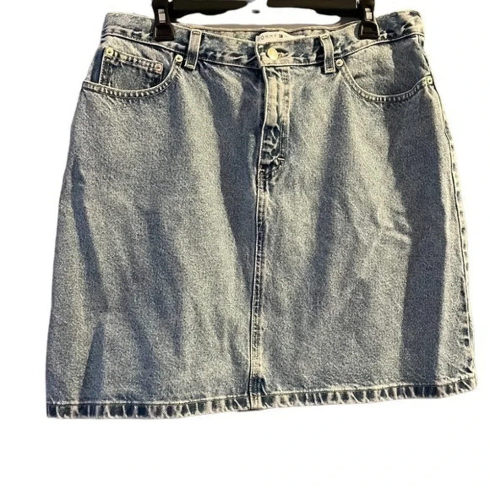 Tommy Hilfiger Denim Skirt‎ Women's Y2K 90's Concert Festival Plus Size 14